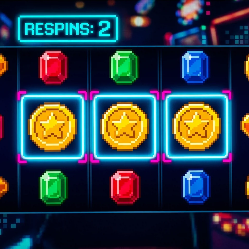 Фиксация символов на игровом поле Hold and Spin