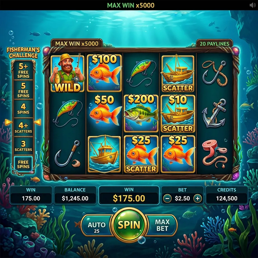 Слот Big Bass Bonanza с механикой Hold and Spin